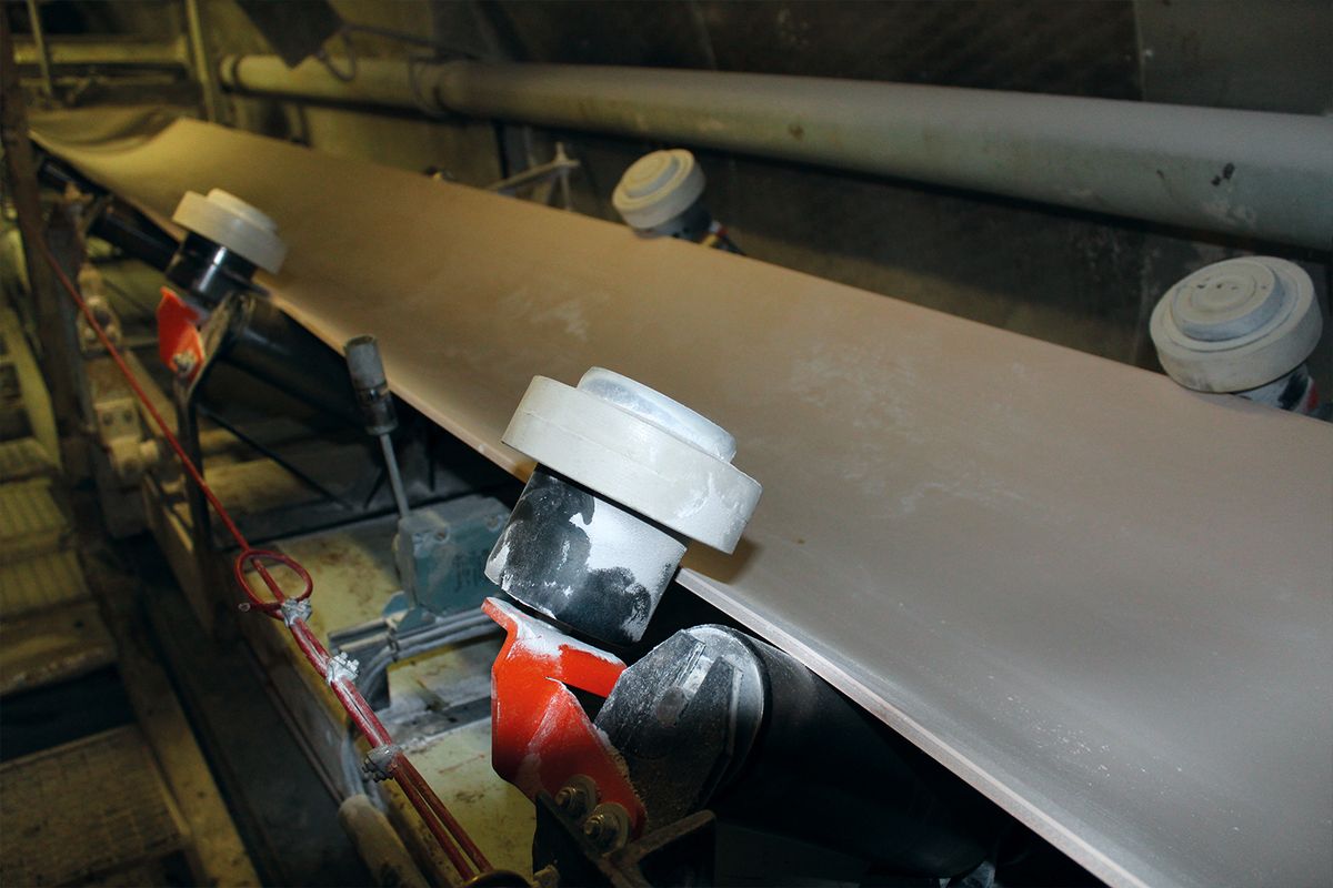 Rubber transportbanden